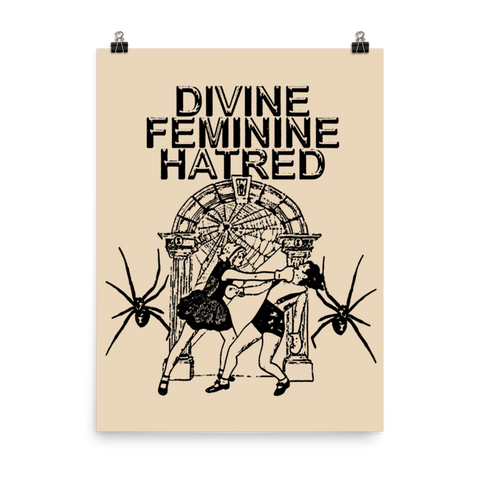 DIVINE FEMININE HATRED POSTER